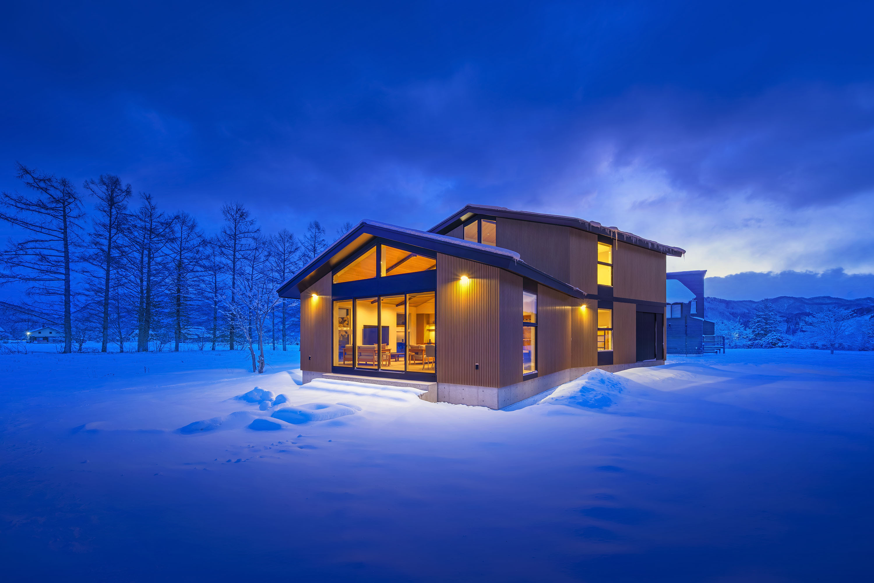 Sakuraya exterior night back 1