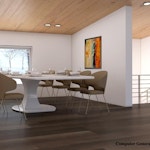 Chalet infinity dining room table cgi