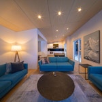 Hakuba blue river chalets living room